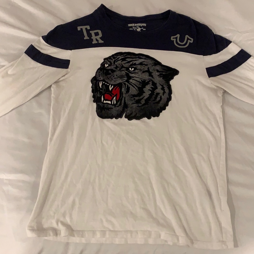 True Religion tiger themed sweater